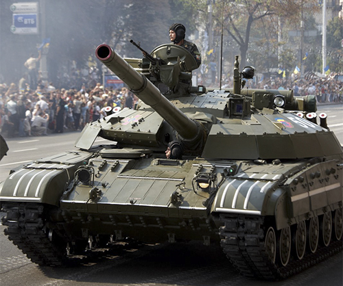 Vệ binh Quốc gia Ukraine được bổ sung xe tăng T-64B ảnh 1